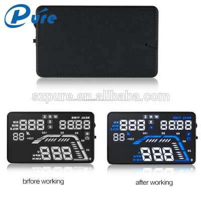 5.5 Inch Car Hud Head Up Display Speed Display with GPS Clock Display