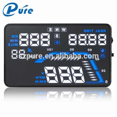 5.5" Screen and High-Definition HUD Display GPS Car Head Up Display with Speedometer