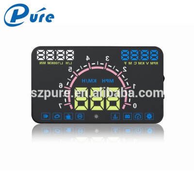 Latest Multi-Color 5.8" Vehicle OBD2 Head Up Display Car Speed Limiter HUD E350 Car HUD Display